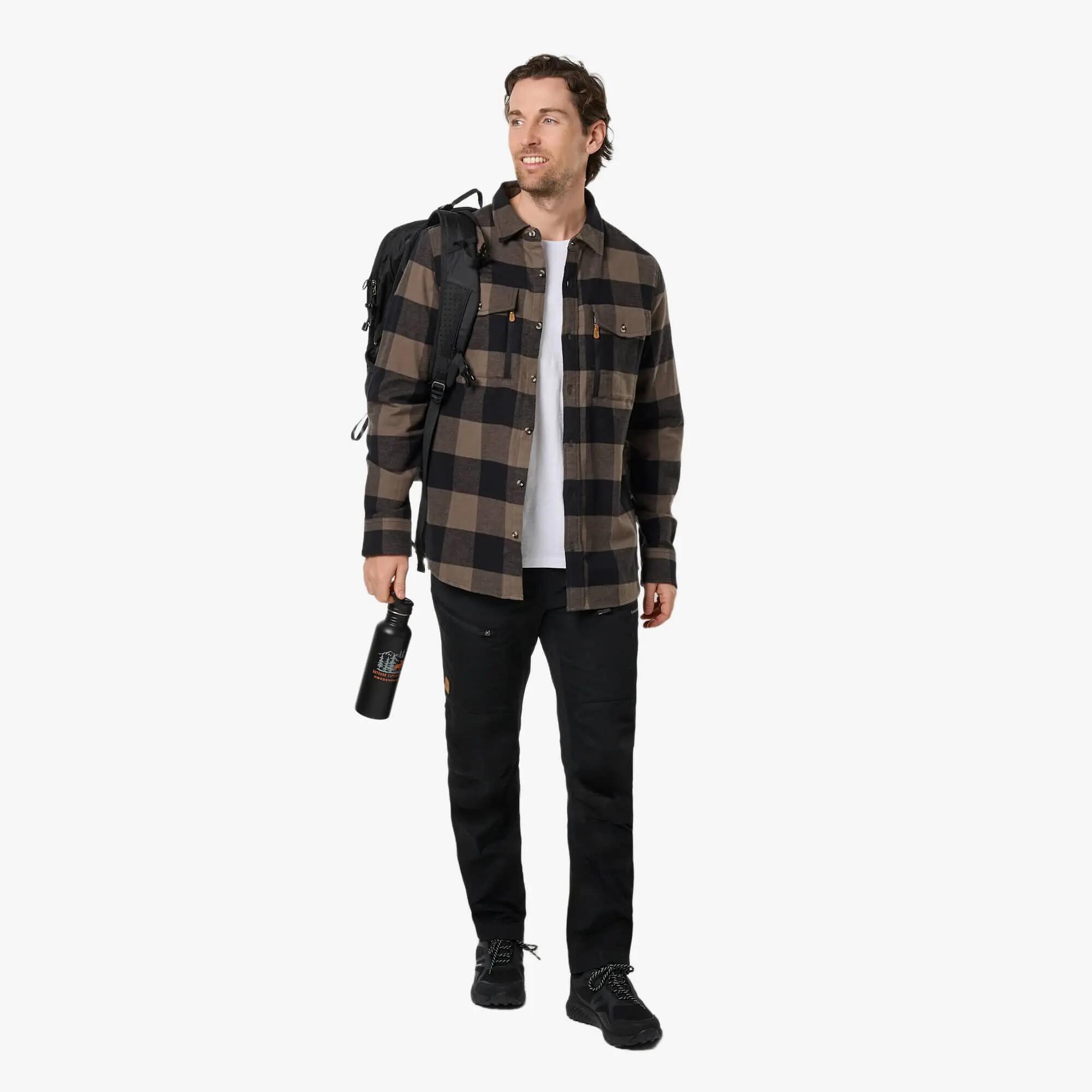 Chemise randonnée homme manches longues respirante Nordkap Flannel II 3/7