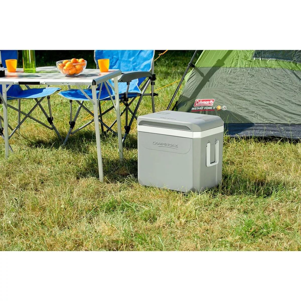Glacière électrique CAMPINGAZ 2000024956 – Mixte 12V/230V – ∆T -18°C – 4 Modes – Anti-gel – 41x31x43 Cm