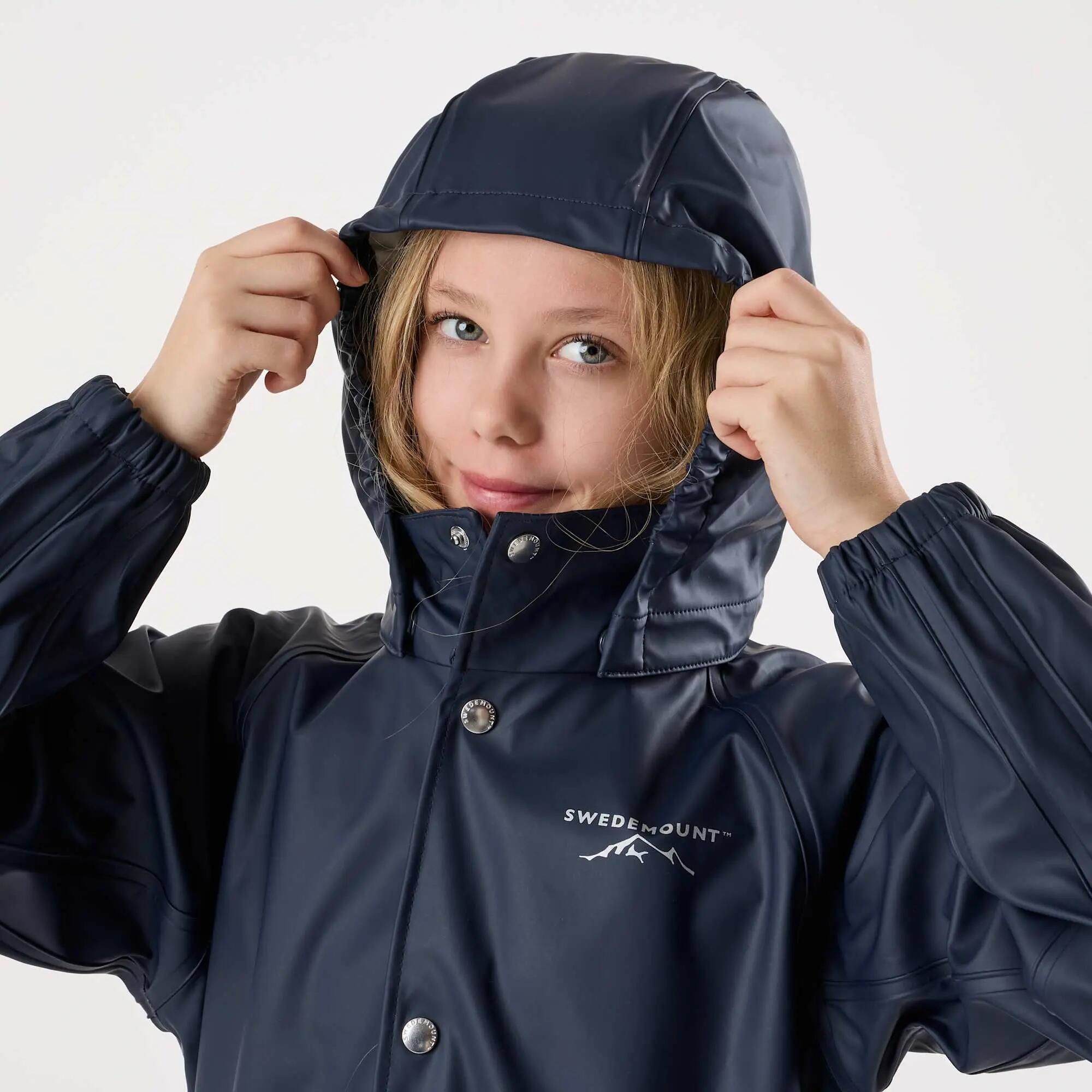 Veste de randonnée junior imperméable trois couches Väderöarna Coat 5/8