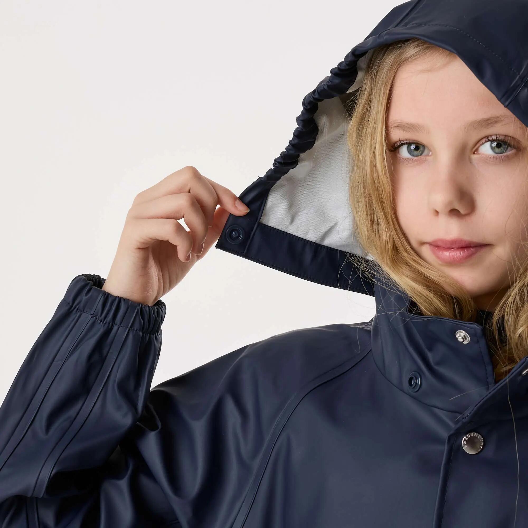 Veste de randonnée junior imperméable trois couches Väderöarna Coat 6/8