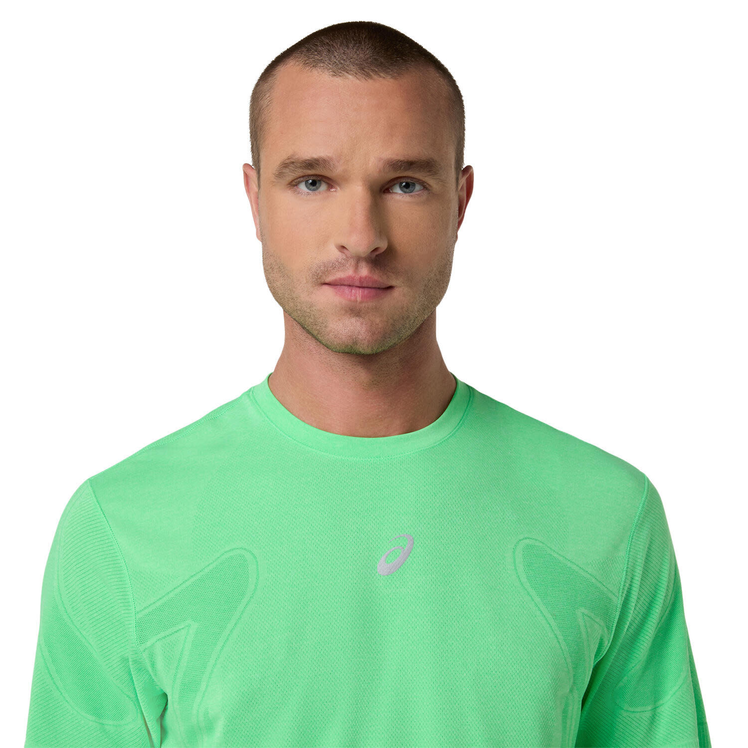 T Shirts E Camisas Homem - ASICS Road Seamless SS Top - VitalGreen/ Iluminate 3/5