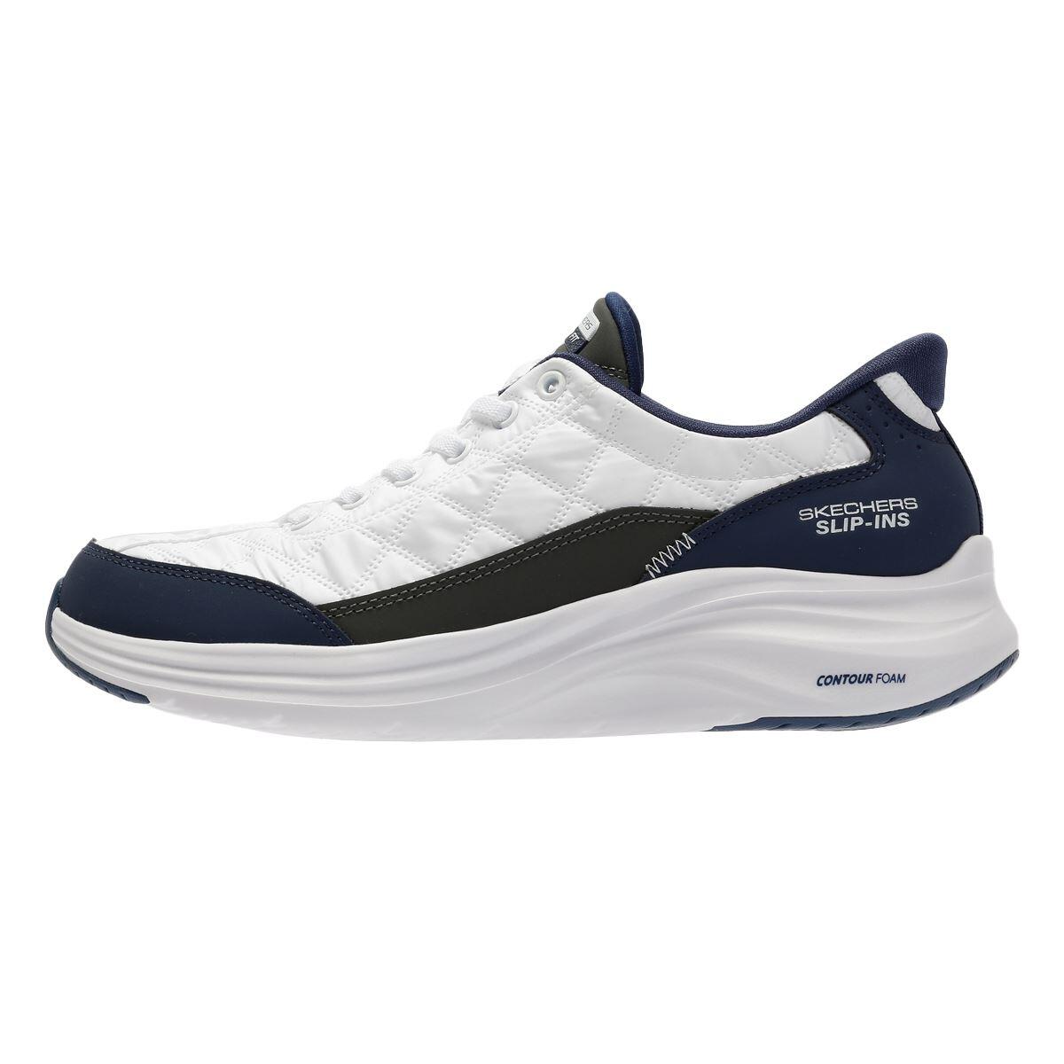 Baskets FEMME Skechers Slip-ins Vapor Foam mesh   BLANC-BLEU 6/6