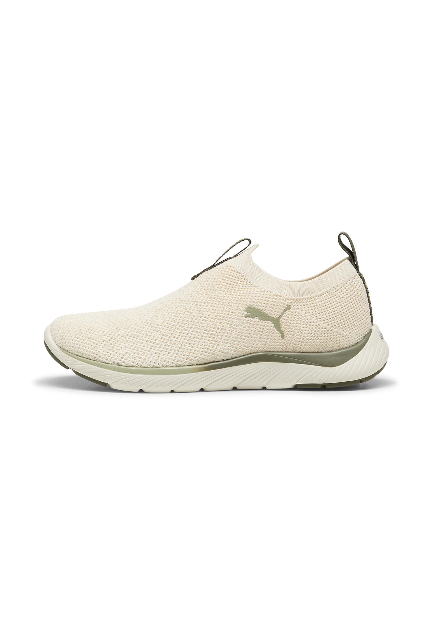 Puma Softride Premier Slip-On Strick-Schuhe Damen 309834 15  White Dark Loden 2/7