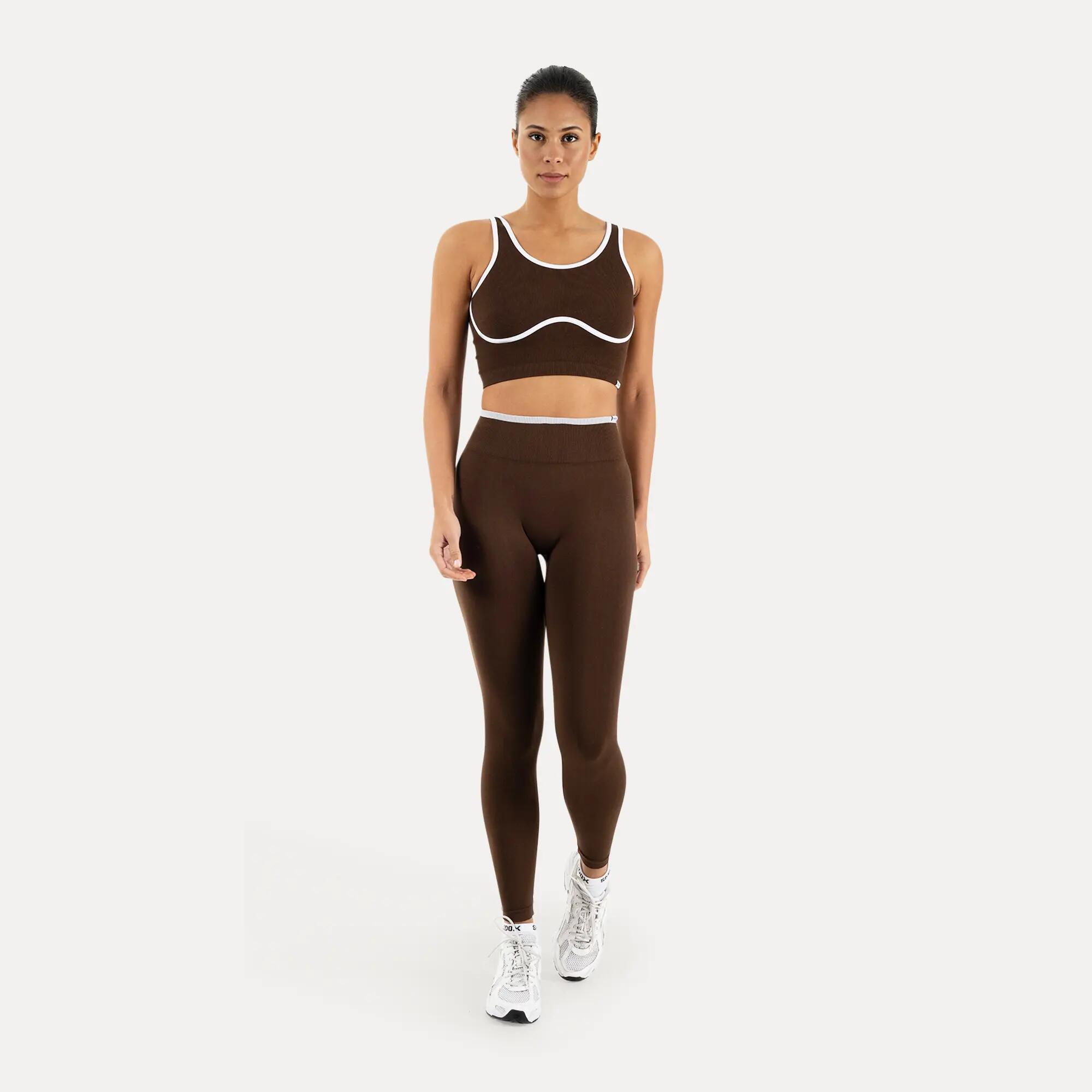 Damen Sport BH Calen Braun 3/6