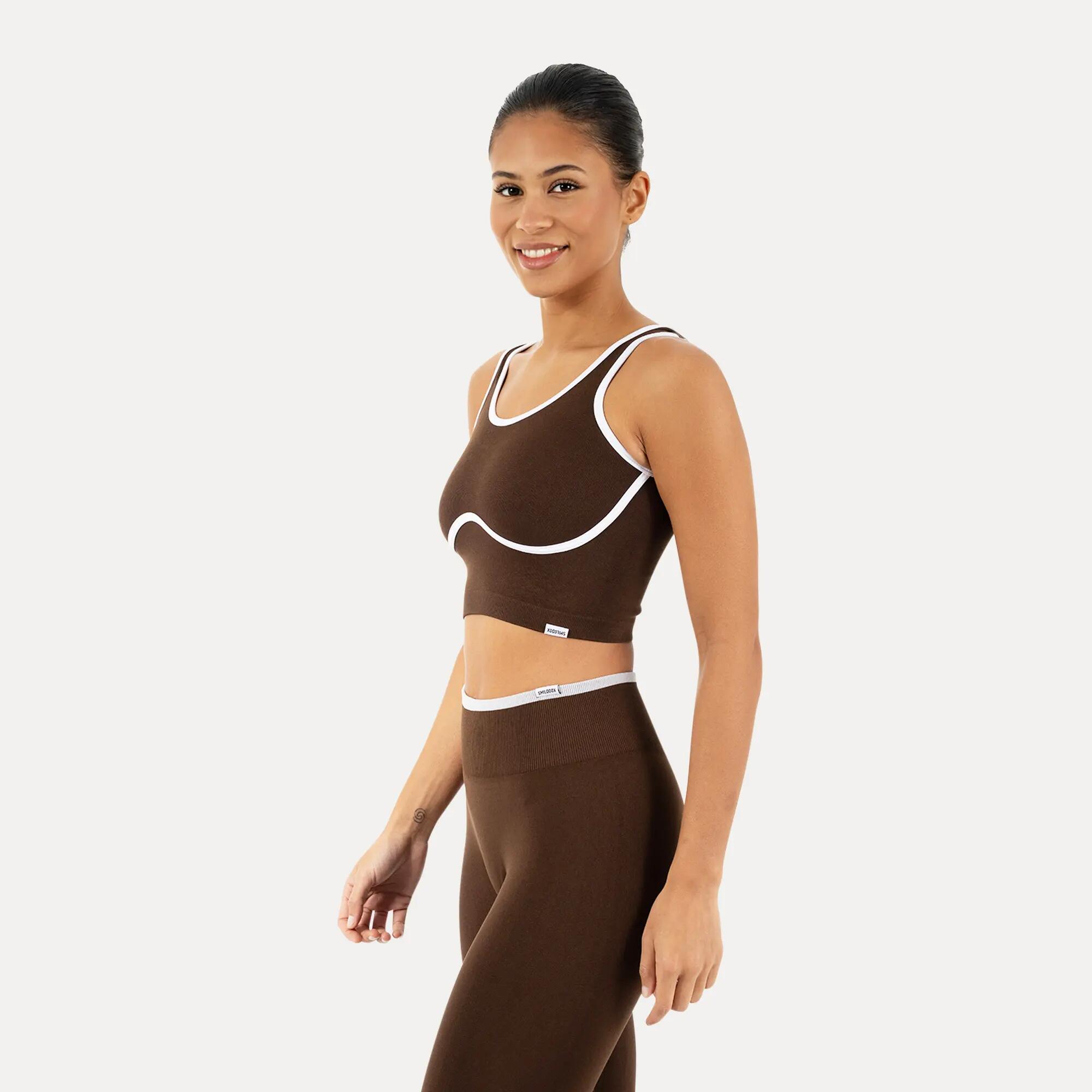 Damen Sport BH Calen Braun 2/6