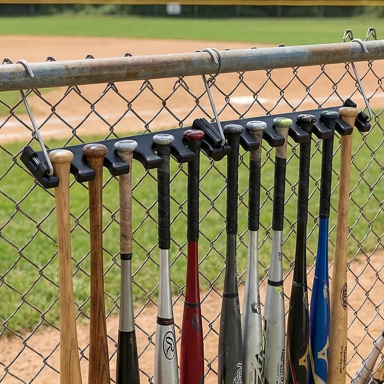 Rawlings Fence Bat Rack Baseball/Softball 2/2