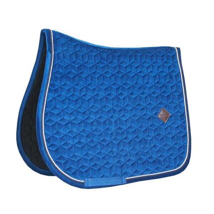 Tapis de selle basic velours gris