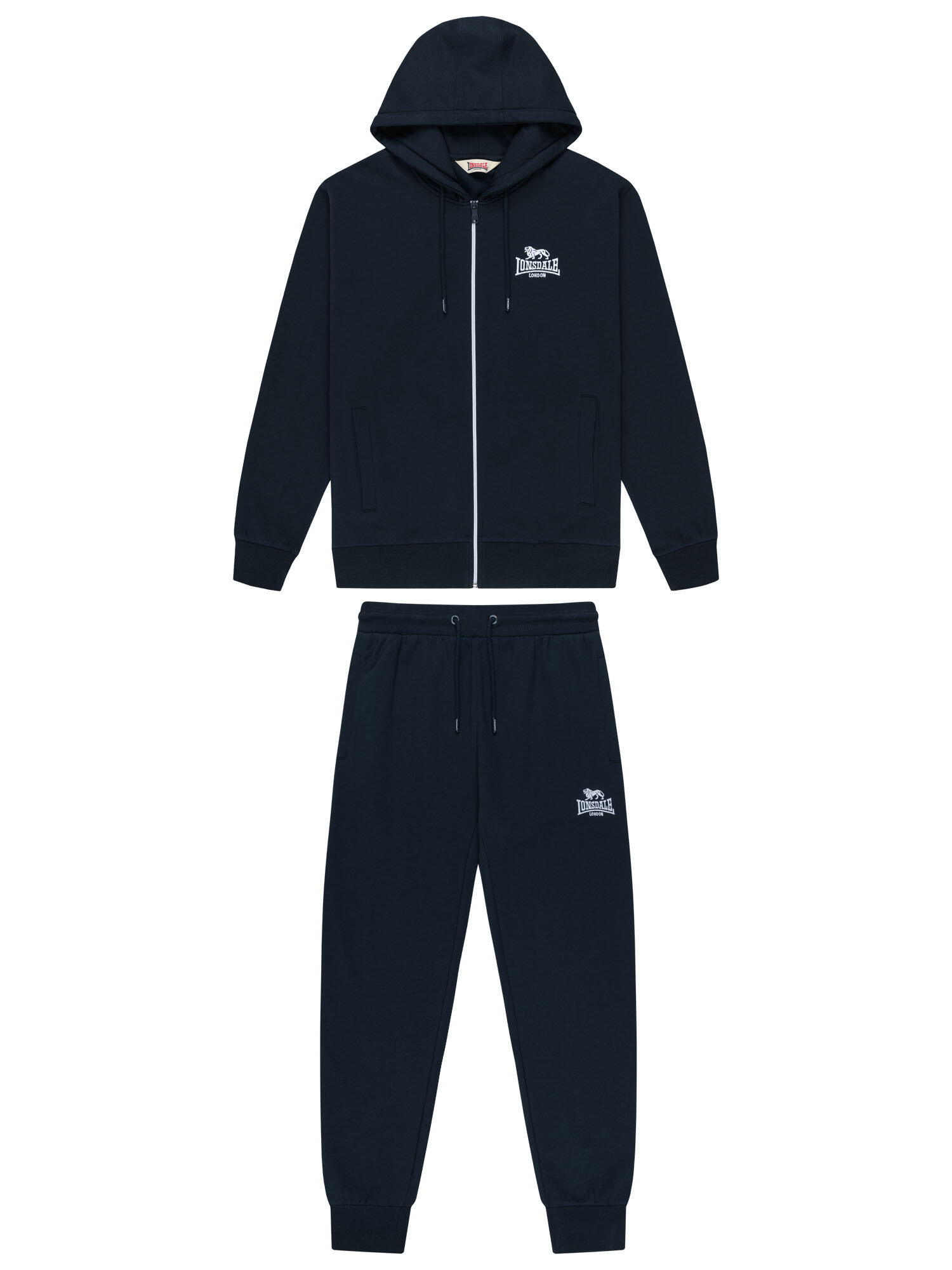 LONSDALE Herren Trainingsanzug mit Kapuze normale Passform ROTTINGEAN 2/7