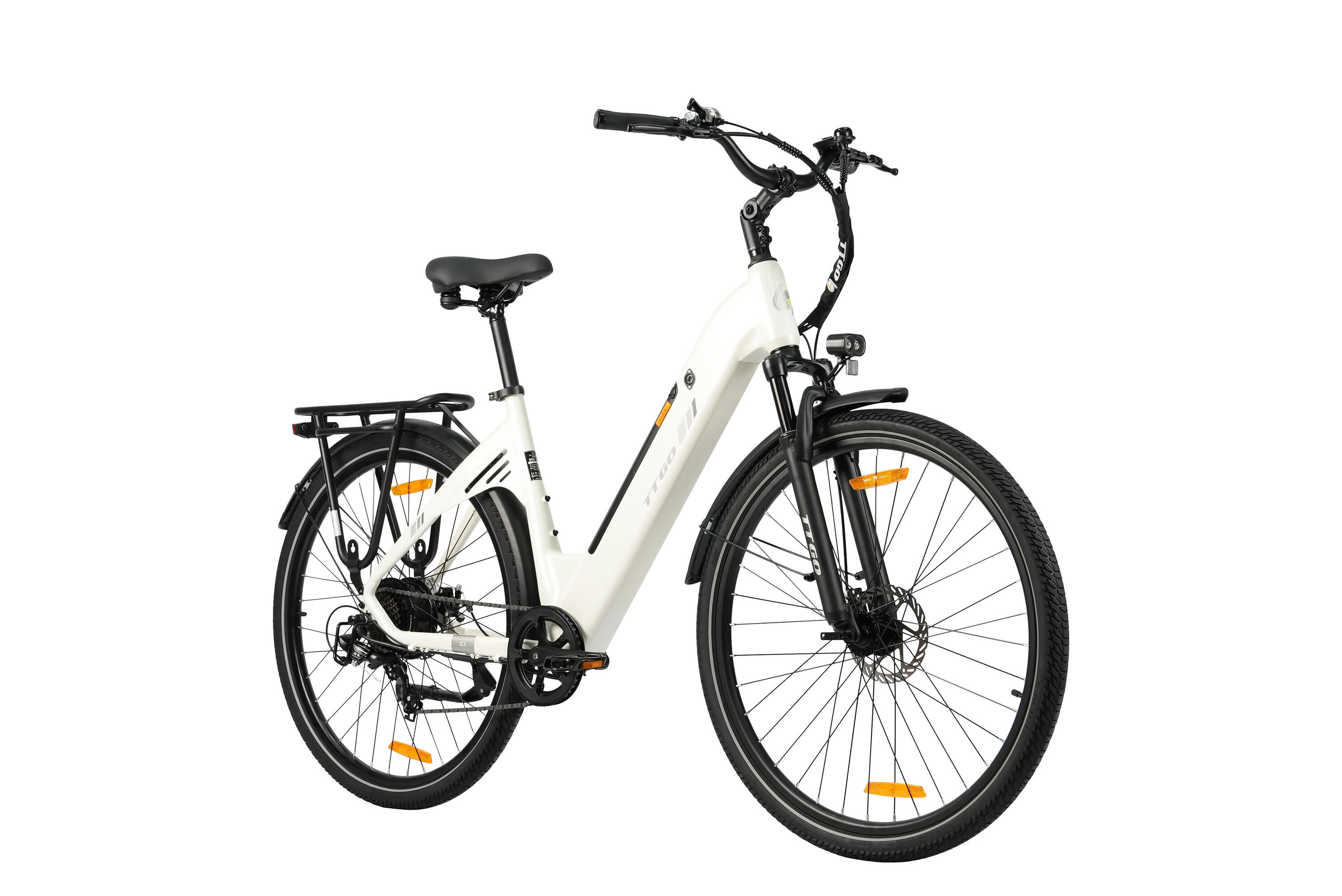 Homem/Mulher 2026 C3SE 120km 28" 7v E-bike branco 2/8