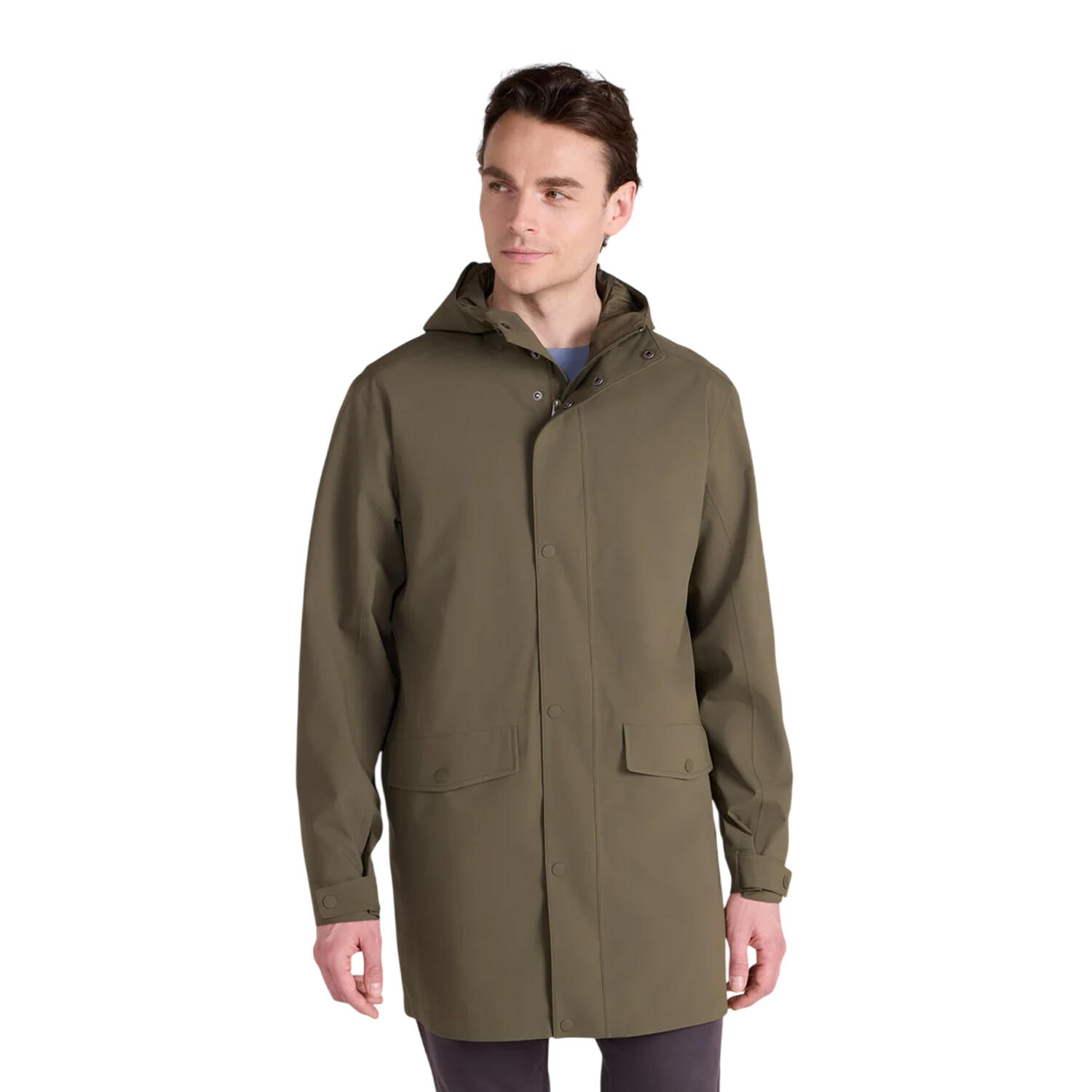 Animal Mens Hyde Long Waterproof Jacket