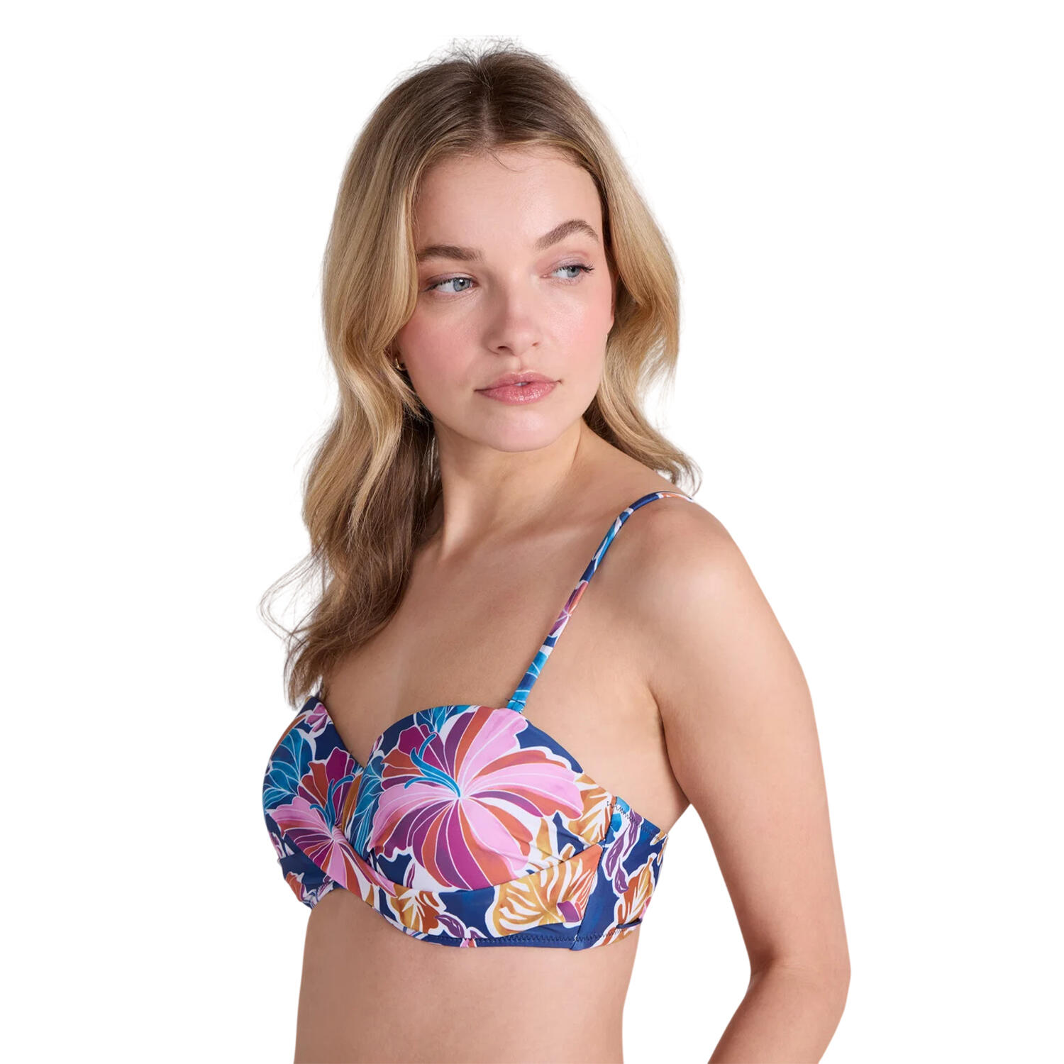 Animal Womens/Ladies Docks Flowers Bandeau Bikini Top