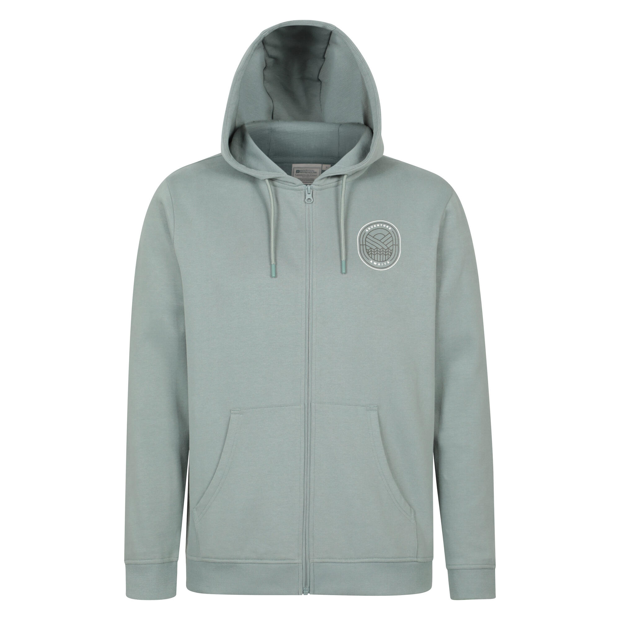Mountain Warehouse Mens Adventure Awaits Full Zip Hoodie