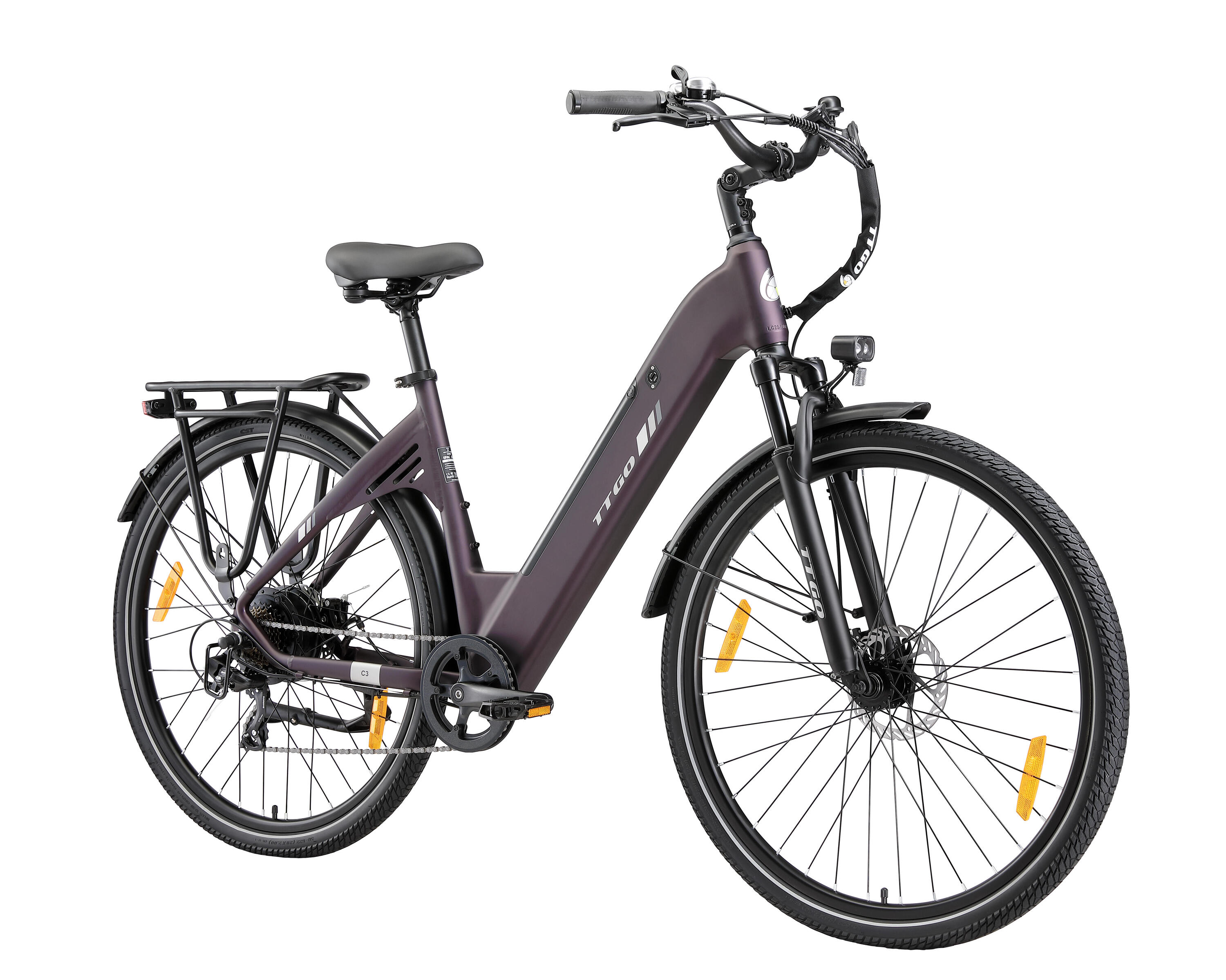 Homem/Mulher 2026 C3SE 120km 28" 7v E-bike branco 2/8