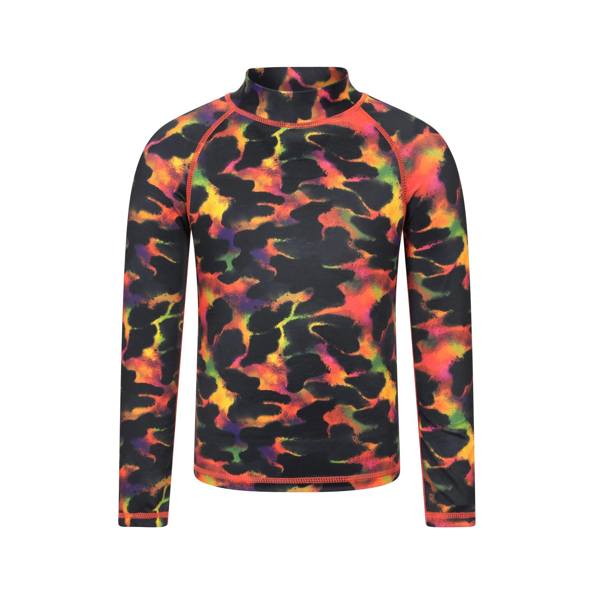 Mountain Warehouse Childrens/Kids Abstract Long-Sleeved Rash Top