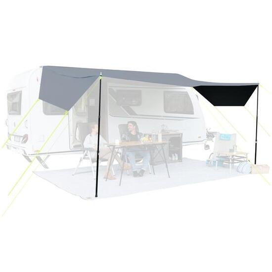 Sonnensegel Vordach - Freeway 300x300 - UV-Schutz - für Wohnwagen, Camper, Bus