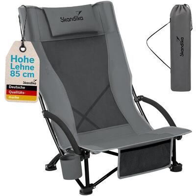 Campingstoel beach klapstoel - camping - lichtgewicht - opvouwbar - max. 136 kg