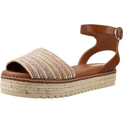 Platte sandalen dames mustang meerkleurig