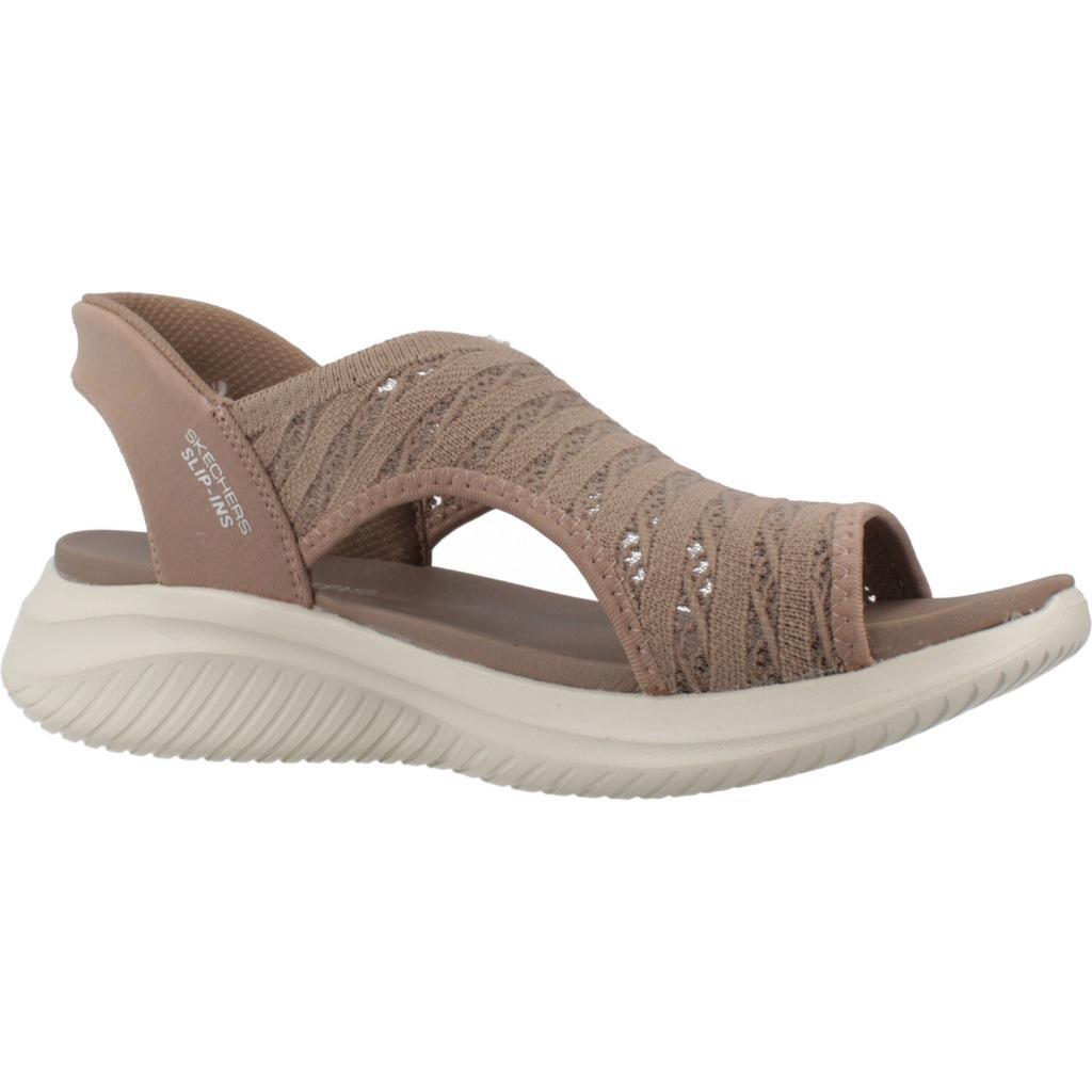 Sandali Bassi Donna Skechers  Marrone 5/5
