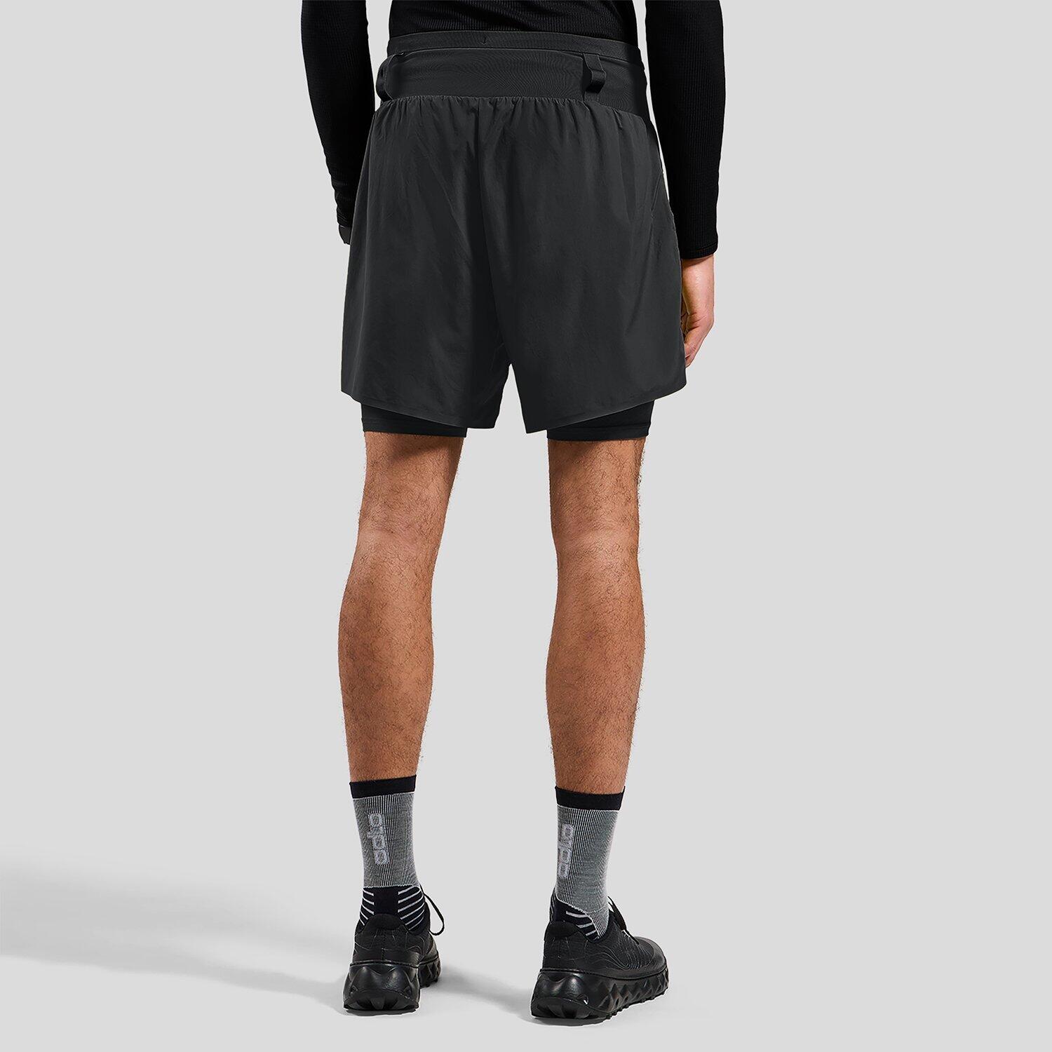 Pantaloncini Da Running 2 In 1 X-Alp Trail 6 Inch ODLO 2/7