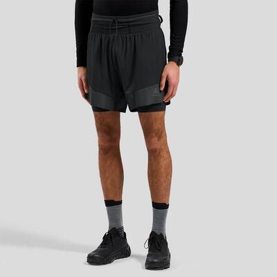 X-alp trail 6 inch 2-in-1 hardloopshorts odlo