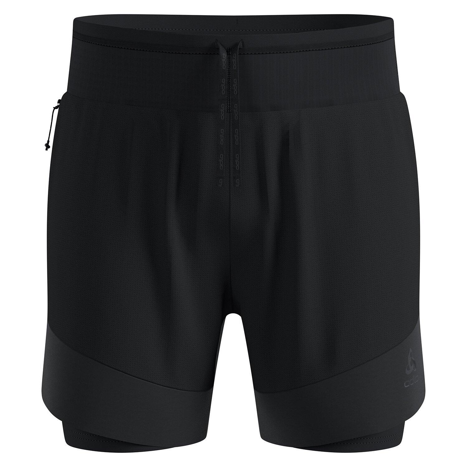 Pantaloncini Da Running 2 In 1 X-Alp Trail 6 Inch ODLO 4/7