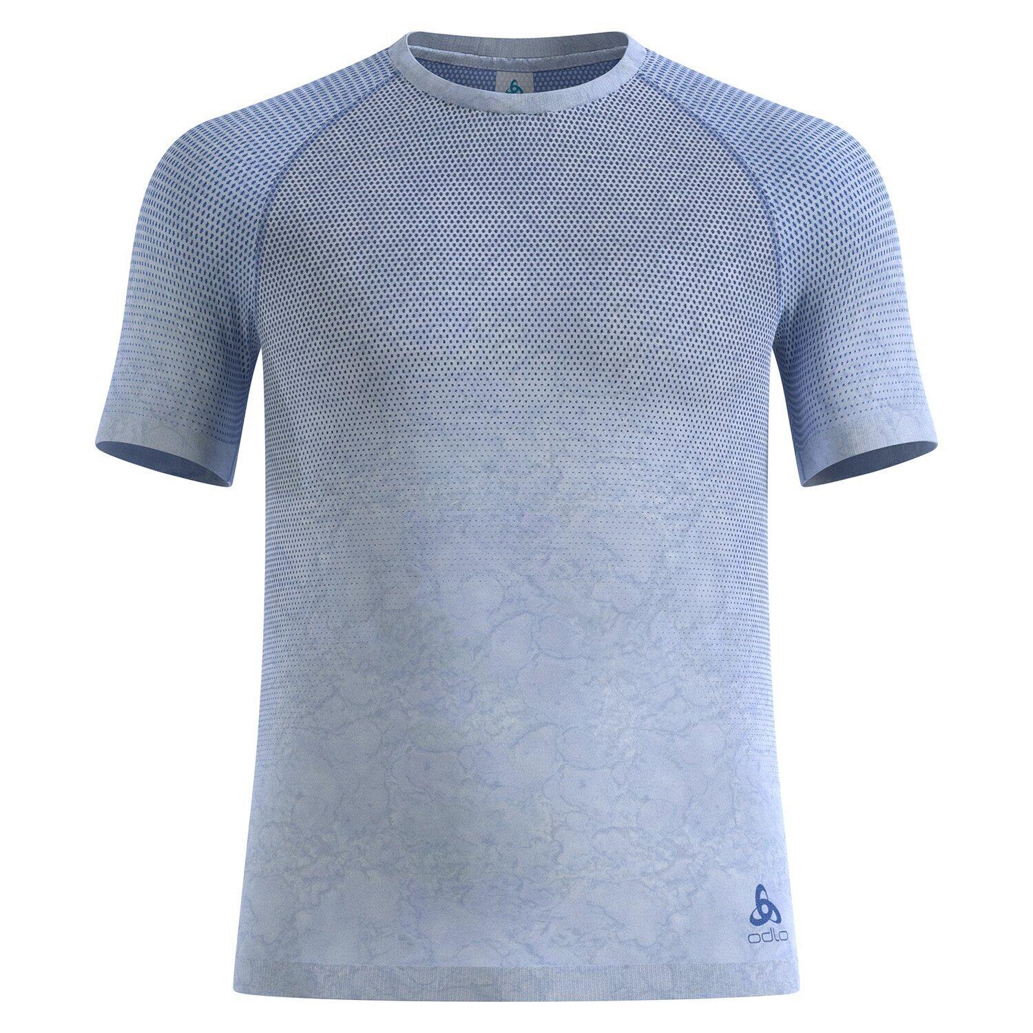 Kurzärmeliges Performance Light Base-Layer-Shirt mit Rain-Dye-Effekt ODLO 4/5