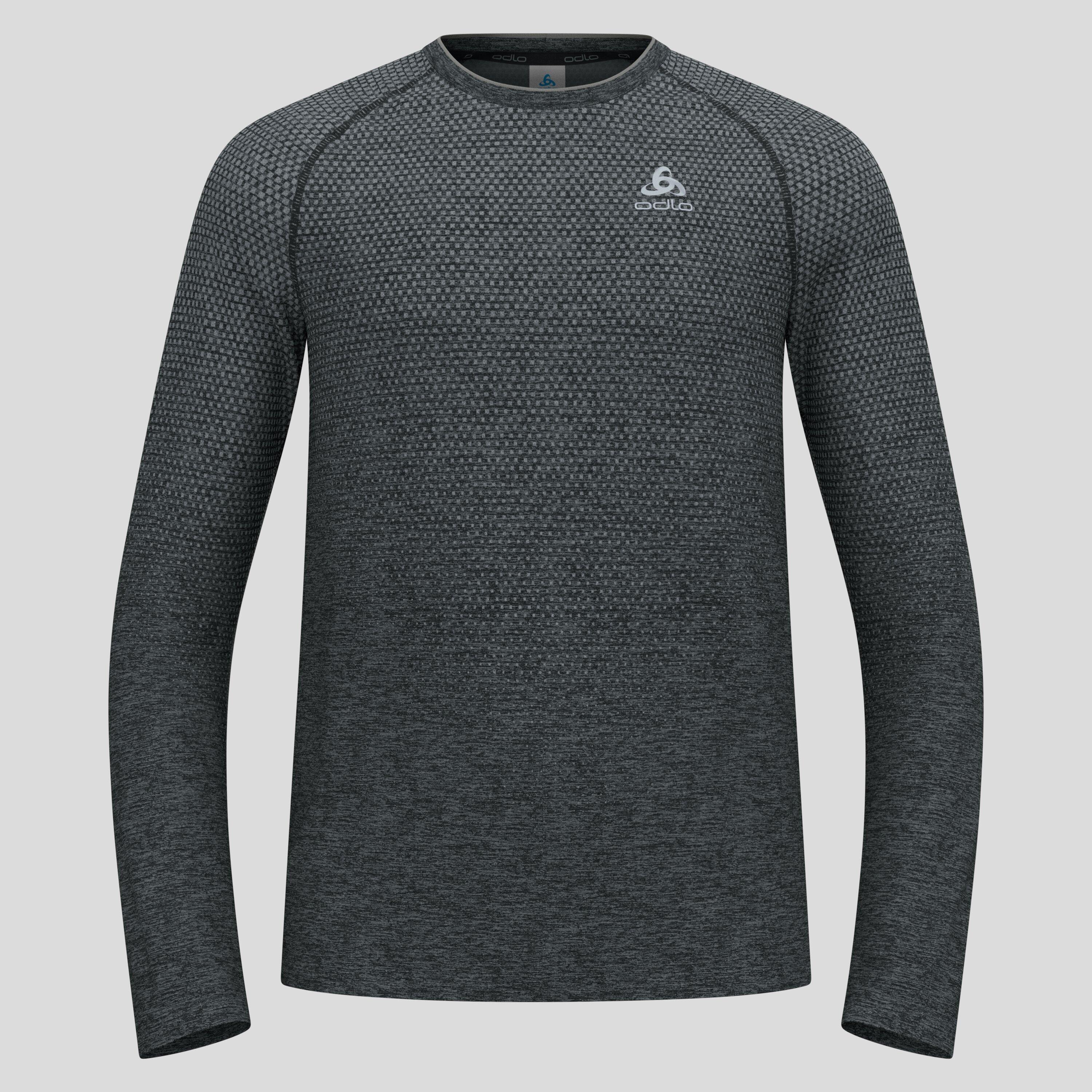 Odlo Essentials Seamless Long Sleeve Jersey Grijs 7/7