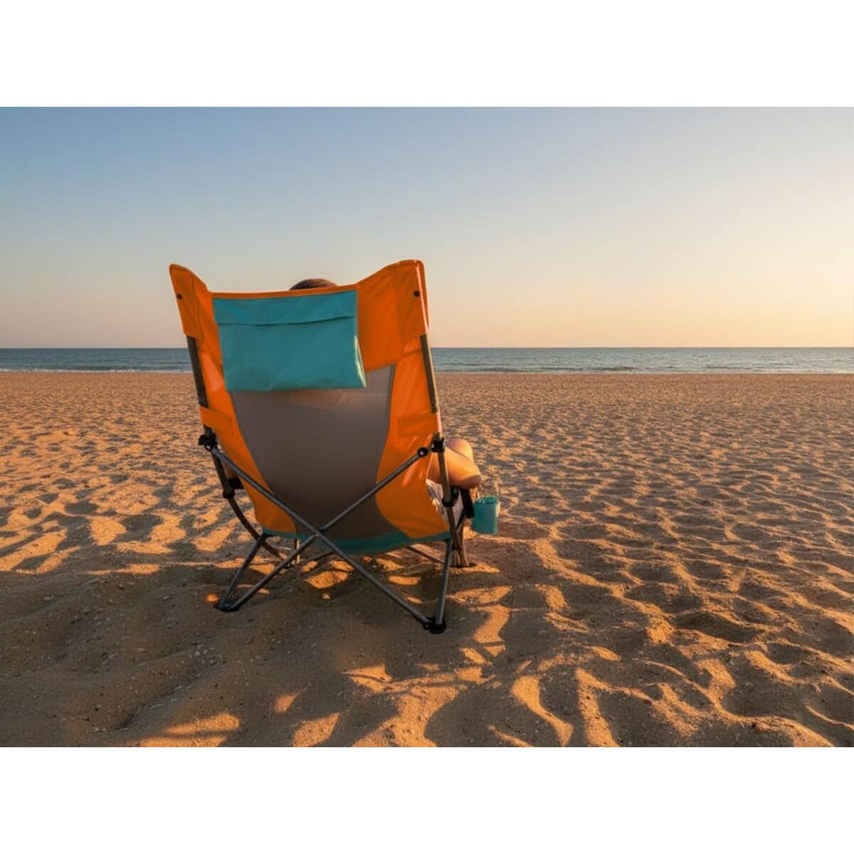 Sedia da campeggio - Beach - comoda - con rete traspirante 3/7
