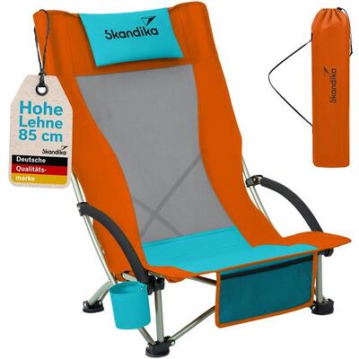 Campingstoel beach klapstoel - camping - lichtgewicht - opvouwbar - max. 136 kg
