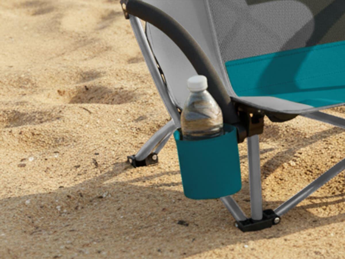 Chaise de camping Beach - Pliable - Max. 136 kg - Sac de Transport 5/7
