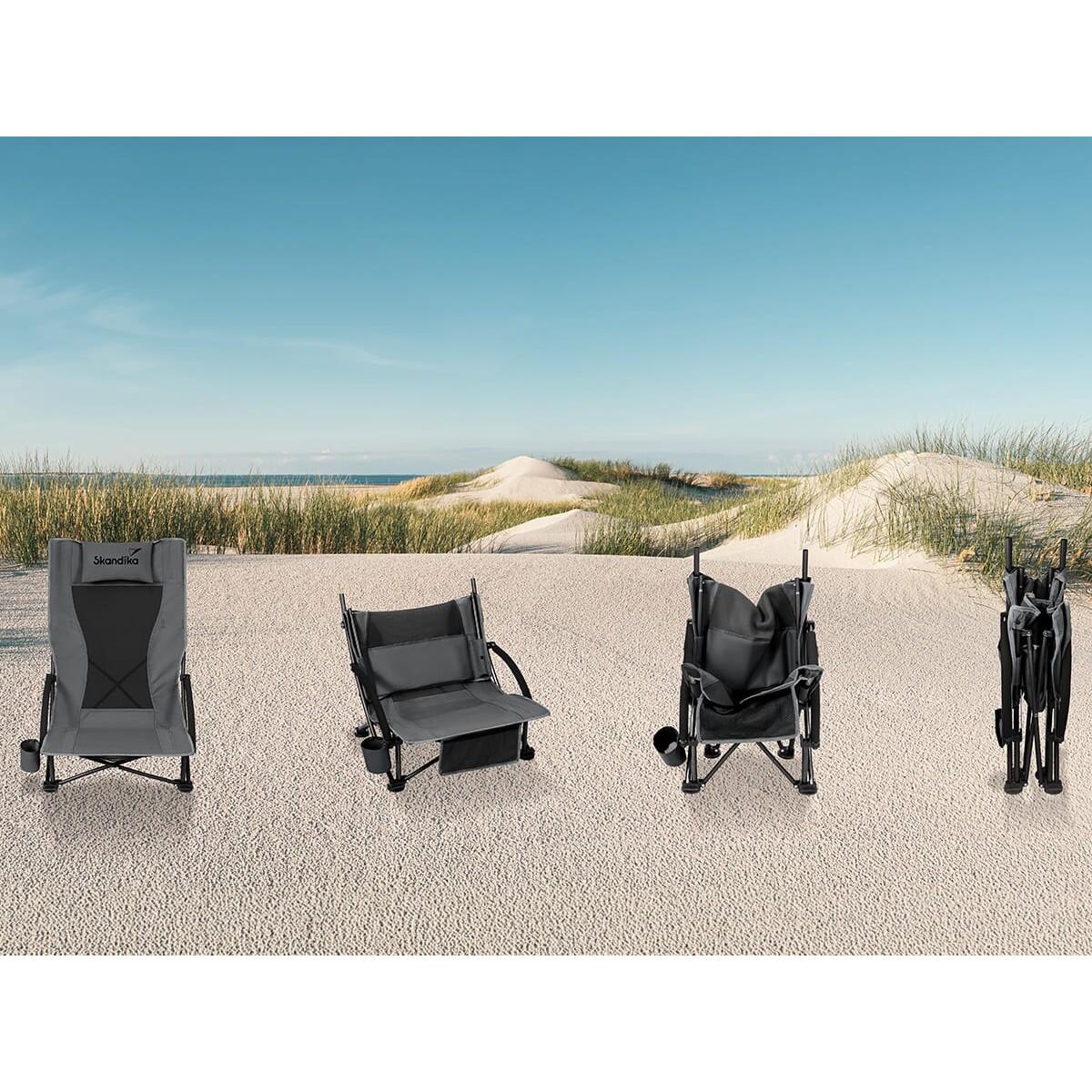 Sedia da campeggio - Beach - comoda - con rete traspirante 6/7