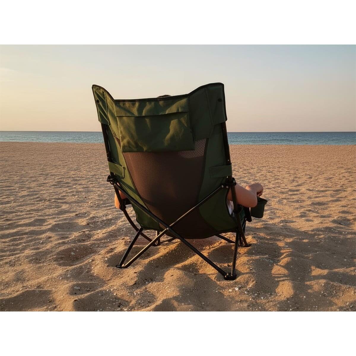Campingstoel Beach Klapstoel - Camping - Lichtgewicht - Opvouwbar - Max. 136 kg 3/7