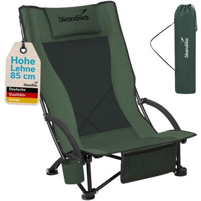 Campingstoel beach klapstoel - camping - lichtgewicht - opvouwbar - max. 136 kg