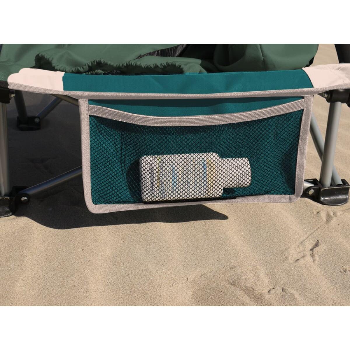 Chaise de Camping Beach - Pliable - Max. 136 kg - Sac de Transport 4/7