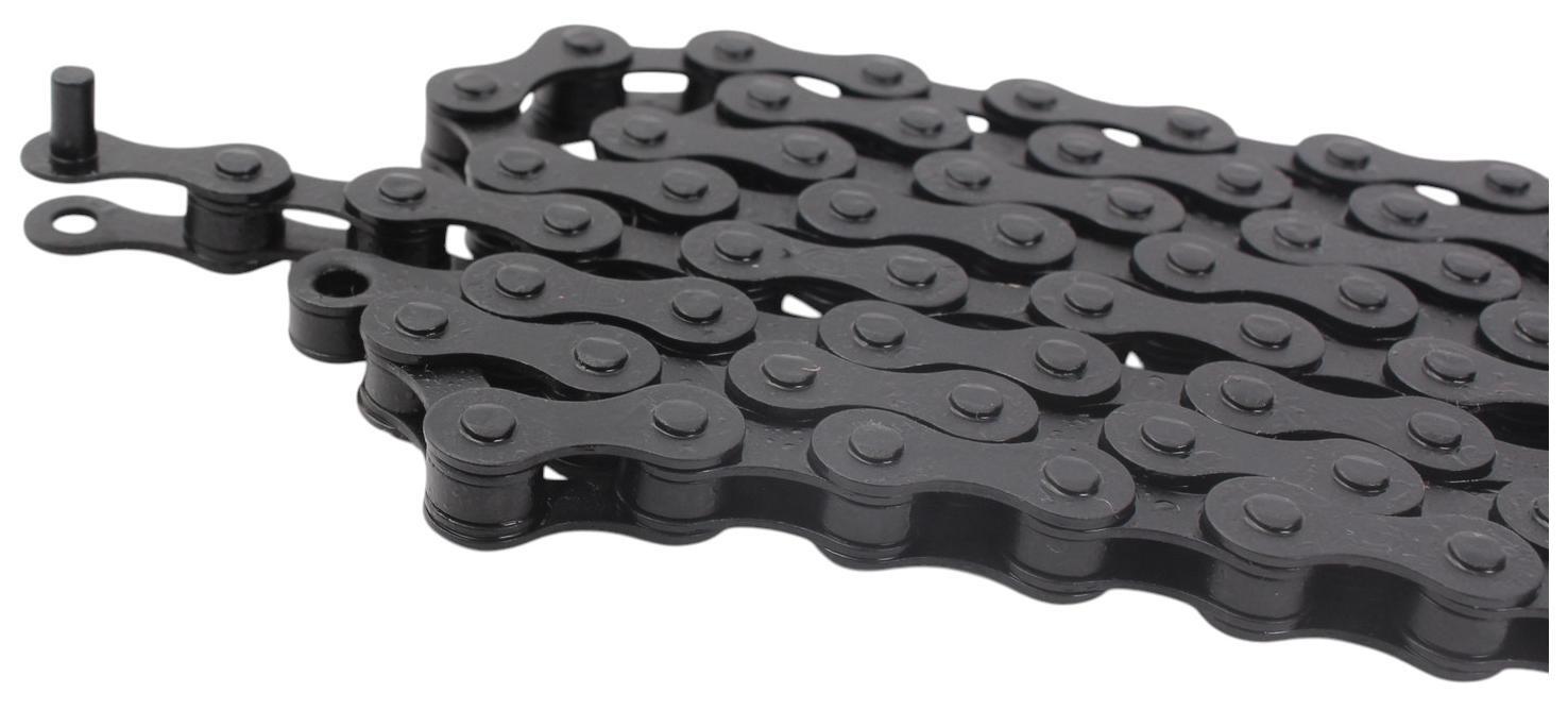 BMX CHAINE NOIR 1/2"x1/8" ACIER KHEBIKES 6/7
