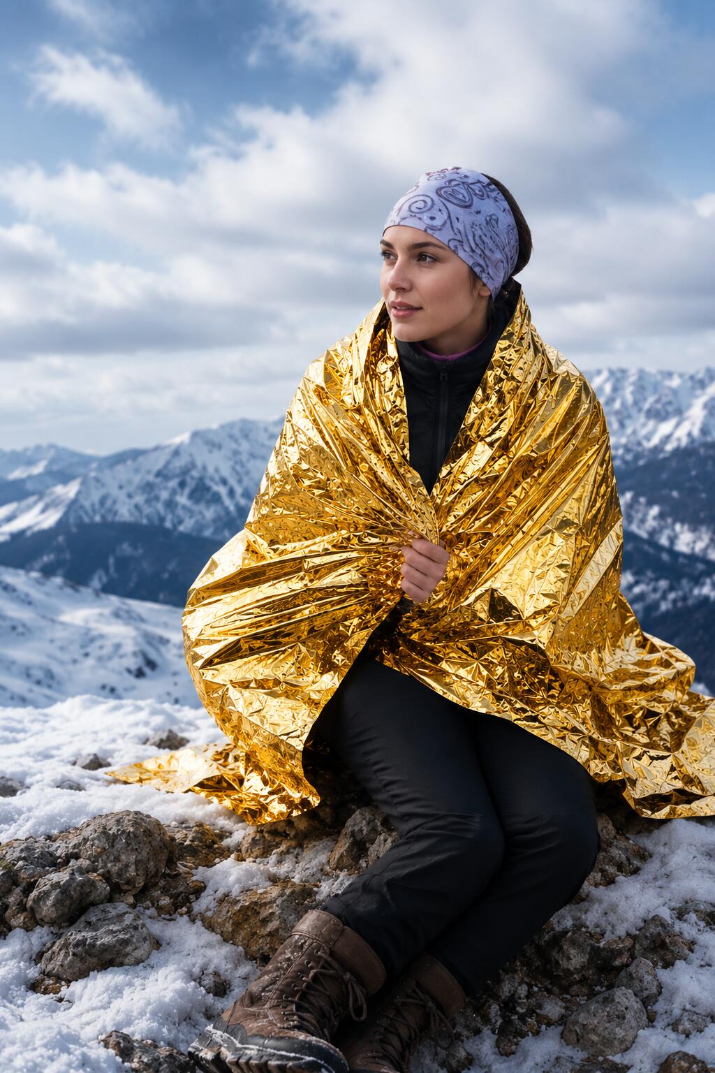 PVS - Coperta isotermica oro/argento 3/3