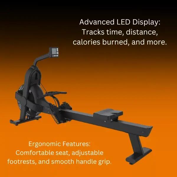 ITM Fitness A-99 Elite Air Rower with Bluetooth 6/7