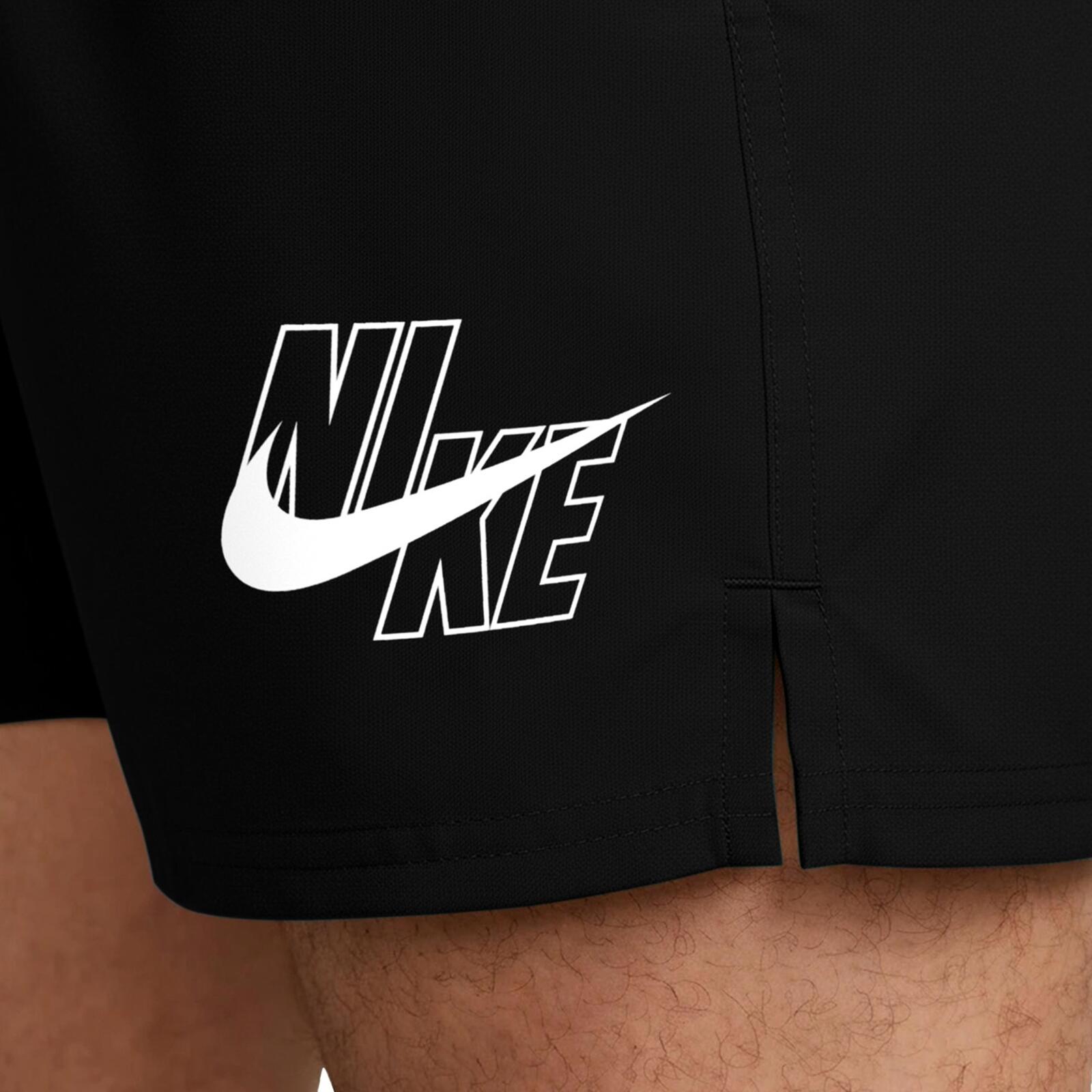 Costume da bagno uomo nike lap - nero 4/6