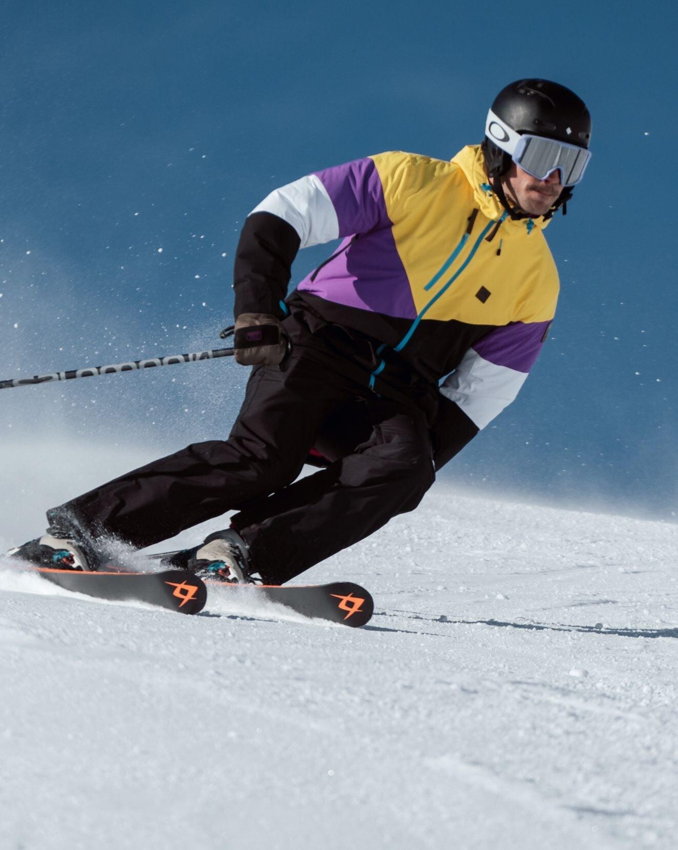 Herren Ski & Snowboard Hose Wasserdicht Fresh Pow Schwarz 5/7