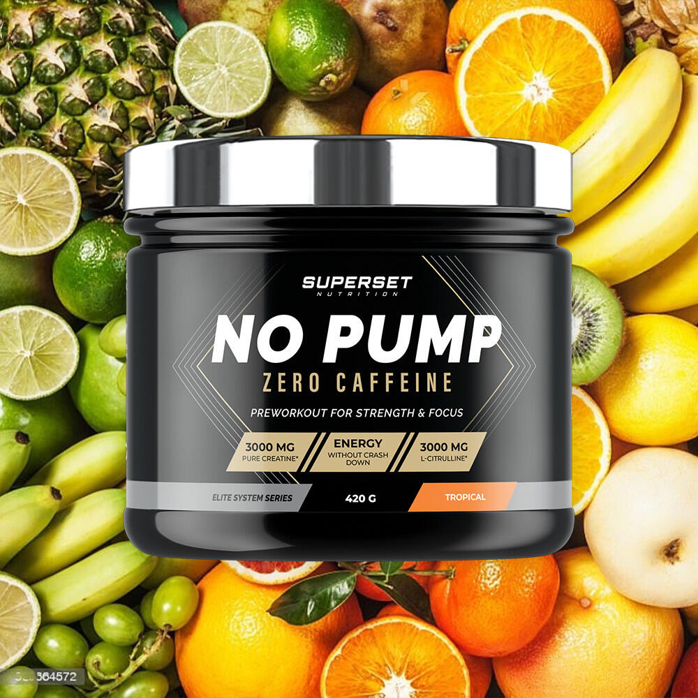 Pre-entrenamiento - No Pump Zero Caffeine (420g) - Tropical 3/5