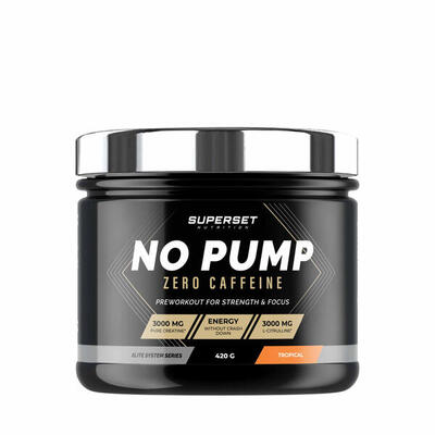 Pre-workout - no pump zero caffeine (420g) - tropisch