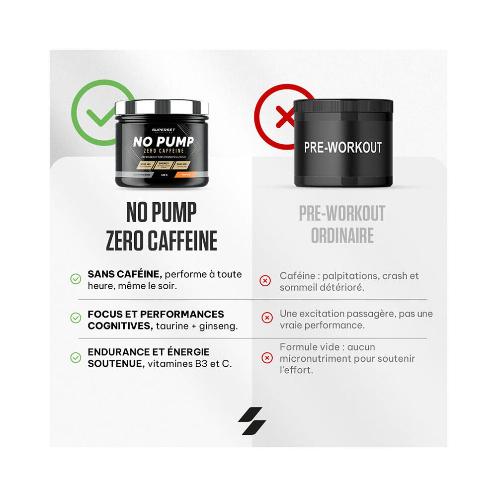 Pre-entrenamiento - No Pump Zero Caffeine (420g) - Tropical 4/5