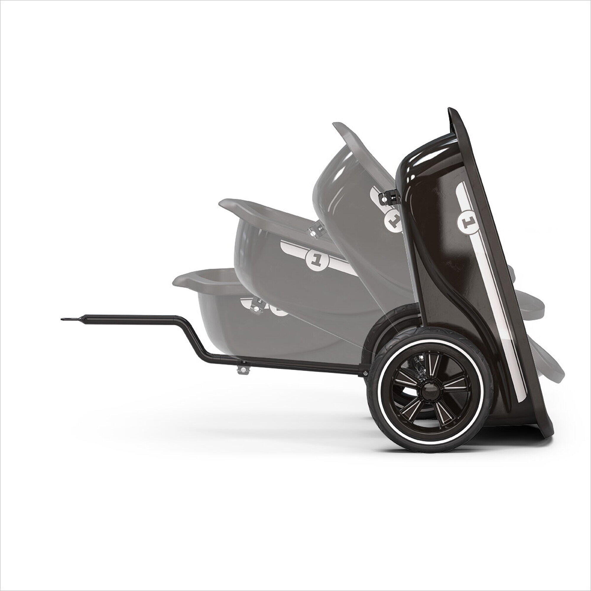 Rimorchio EXIT Foxy kart - nero 5/7