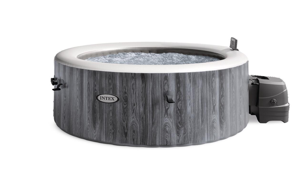 Intex PureSpa Greywood Bubble Deluxe 4 pers. + Aquatural Cristaux d'Arôme 6 x 35 5/5
