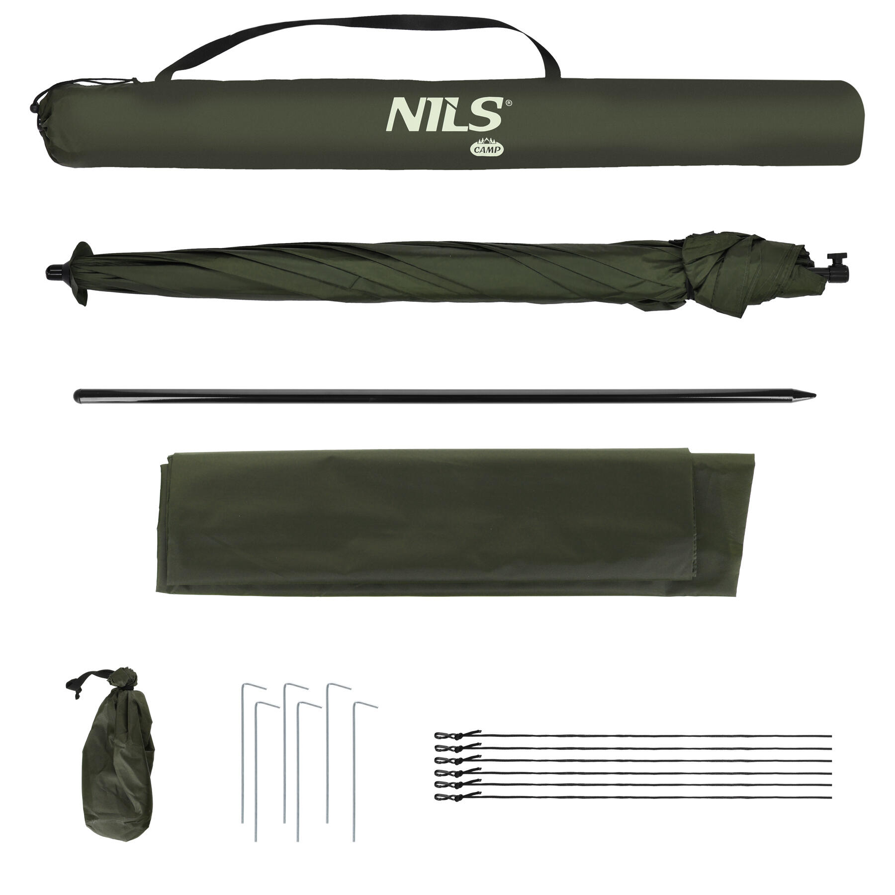 Vissersparaplu met zijdelingse bescherming NILS CAMP NC4702 7/7