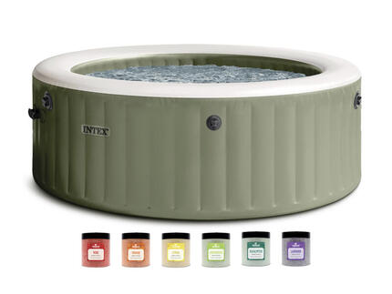 Intex PureSpa Bubble Massage 4 p. + Aquatural Set Aroma Crystals 6 x 350 gram
