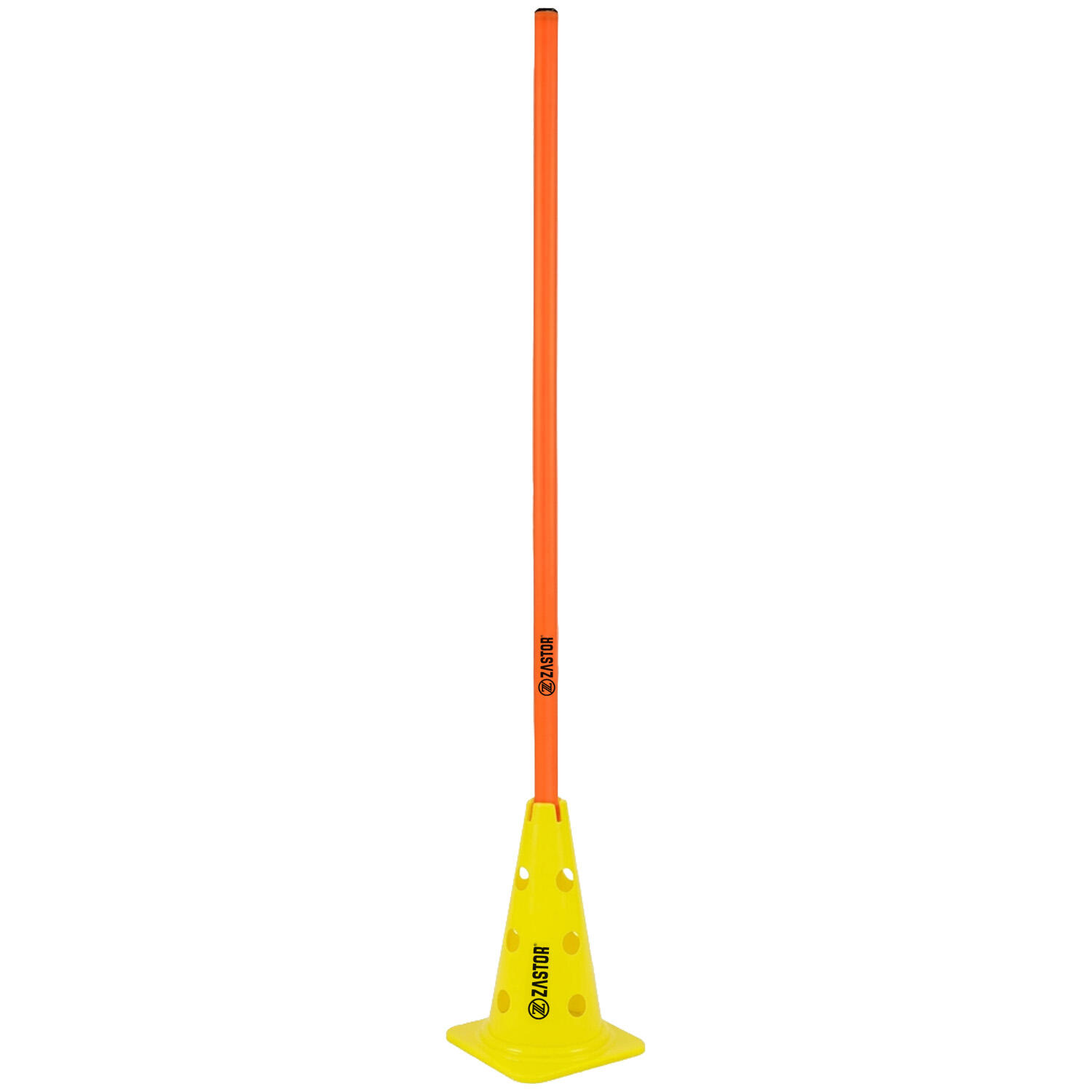Señalizador 30 cm Con Soporte Para Picas amarillo 3/6