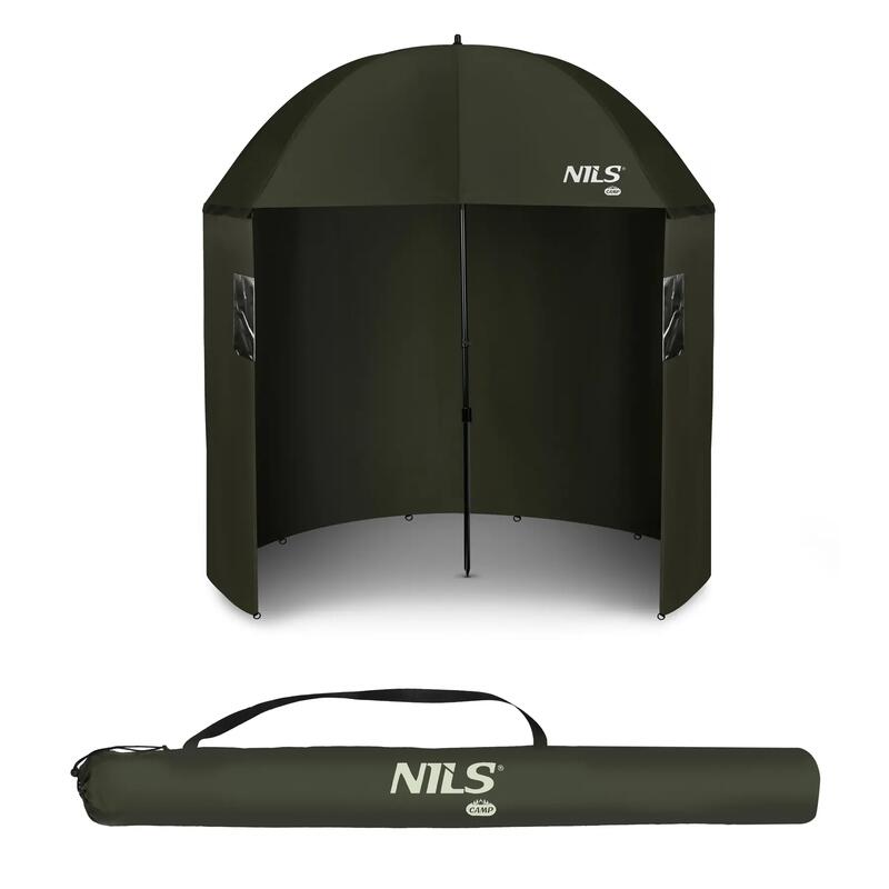 NC4702 PARASOL WĘDKARSKI Z BOCZNĄ OSŁONĄ NILS CAMP
