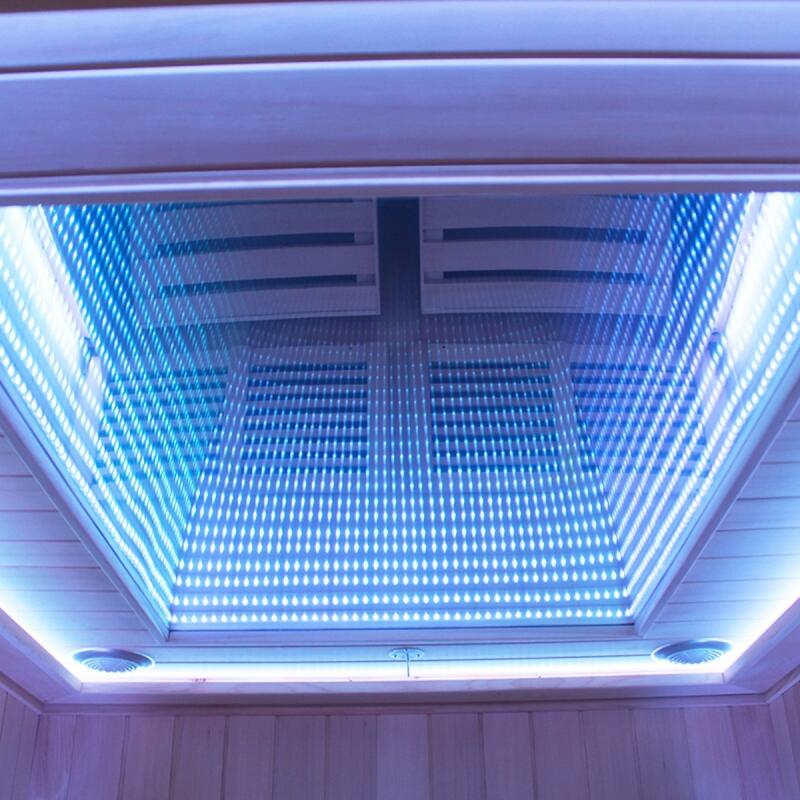 Sauna infrarouge Boreal® JAZZ DUO - 2 fauteuils inclinables à spectre complet 4/7