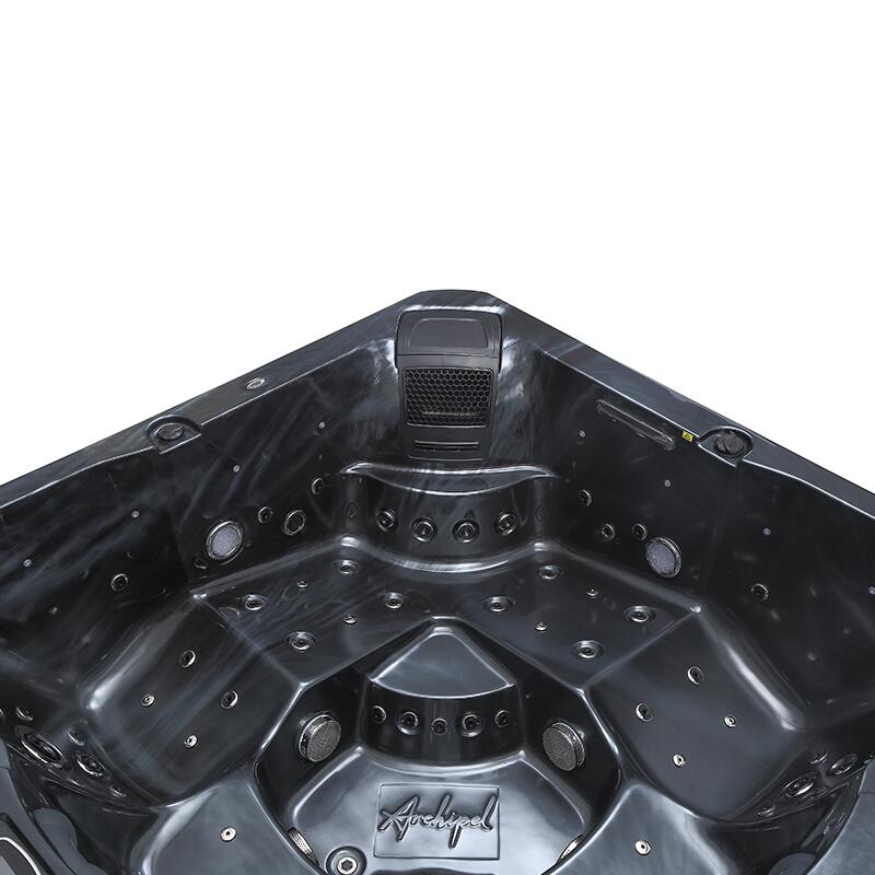 Spa 5 places Archipel® GT5 PRO MAX BLACK LED - Spa  Balboa® 215 x 215 cm 5/7
